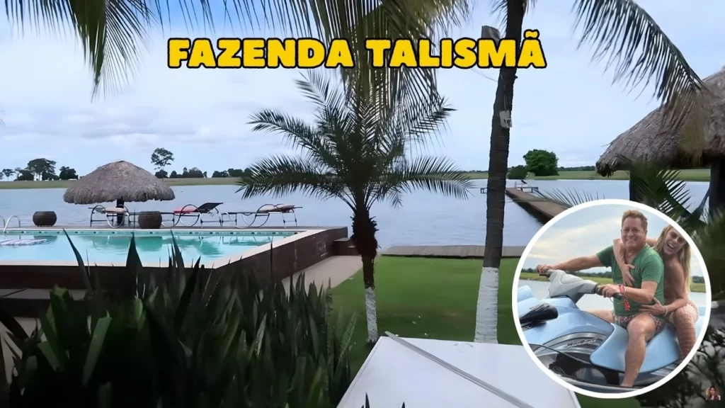 Fazenda Talismã de Leonardo (GO), avaliada em R$ 60 milhões, tem 10 km² de área, praia artificial, lago gigante, capela particular e mansão de luxo com estrutura digna de resort 1 Fazenda Talismã de Leonardo (GO), avaliada em R$ 60 milhões, tem 10 km² de área, praia artificial, lago gigante, capela particular e mansão de luxo com estrutura digna de resort
