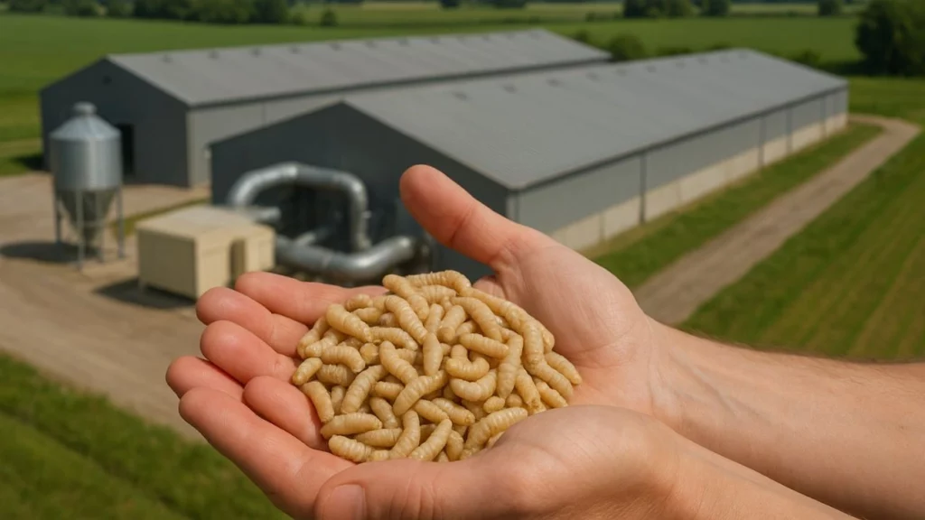 Megafazenda na França usa larvas da mosca-soldado-negra para converter toneladas de lixo em ração e fertilizante