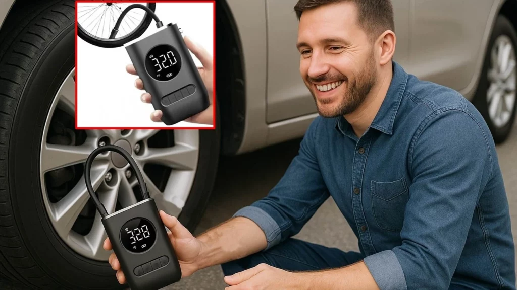 Mini compressor de ar portátil de R$ 149 vendido no Mercado Livre viraliza entre motoristas que cansaram de depender de postos 1 Mini compressor de ar portátil de R$ 149 vendido no Mercado Livre viraliza entre motoristas que cansaram de depender de postos